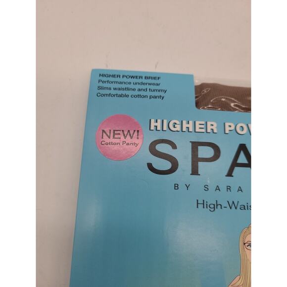 Spanx Higher Power Brief High-Waisted Size A Cocoa Cotton Panty Shaper NWT - Picture 3 of 6